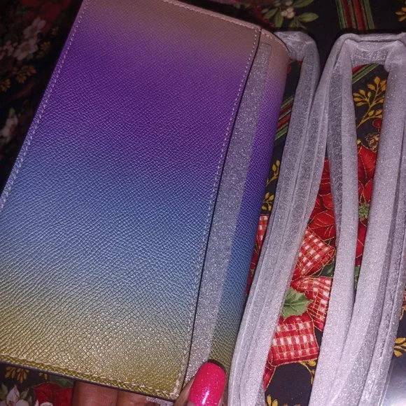 Coach Rainbow Ombre Crossbody Bag RARE‼️